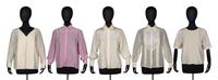 Five Designer Silk Blouses