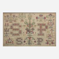 A group of three rare needlework samplers late 18th / early 19th century