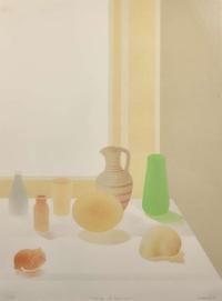 Elizabeth Osborne (American, b. 1936), Still Life with Greek Vase
