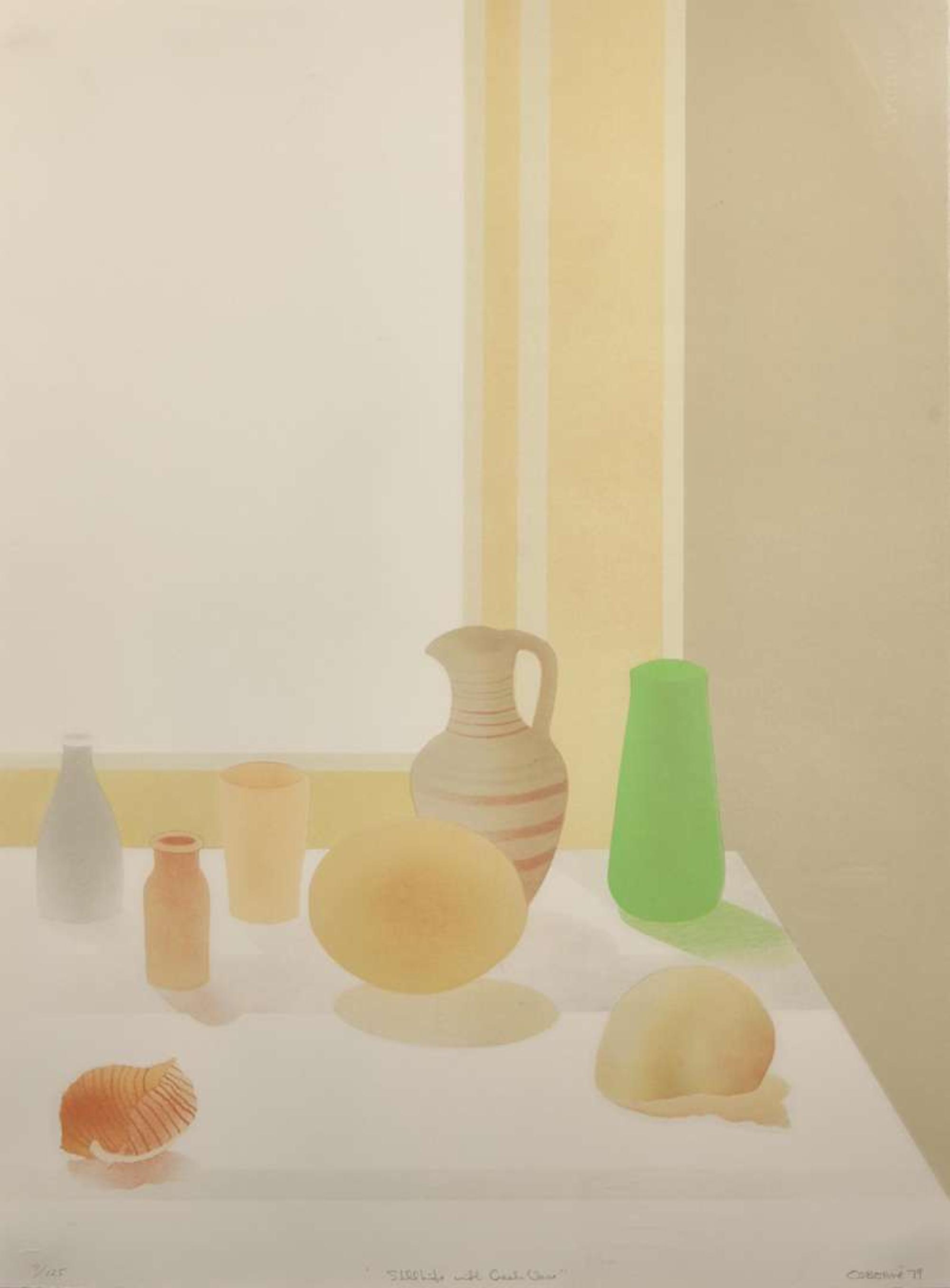 Elizabeth Osborne (American, b. 1936), Still Life with Greek Vase