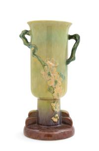 A Roseville Wincraft Pottery Vase Height 14 1/4 inches.