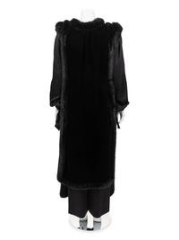 Givenchy Haute Couture Three-Piece Set with Blouse, Pants, and Tabard, 1977