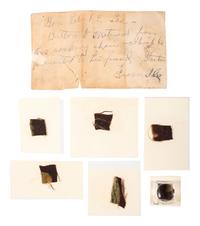 [LEE, Robert E. (1807-1870)]. Relics identified to Robert E. Lee.
