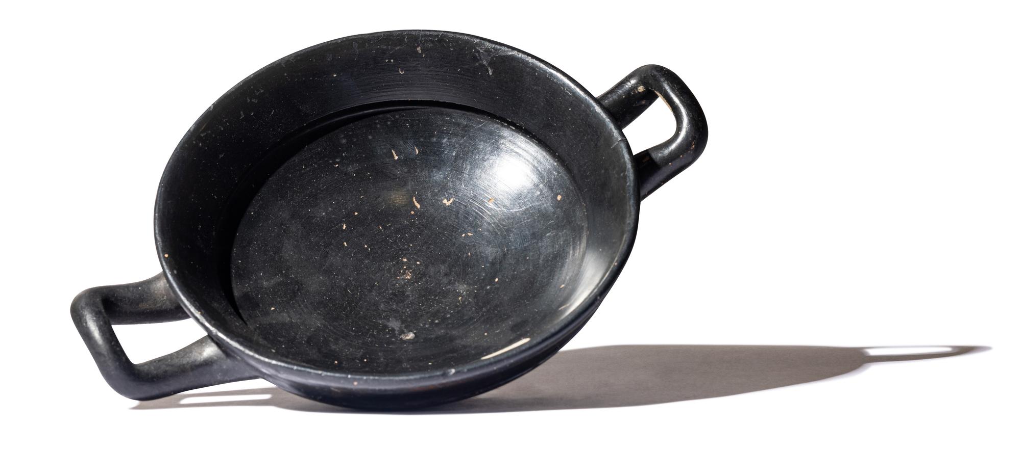 An Attic Stemless Kylix with Graffito
