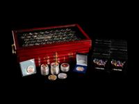 A Collection of After-Market Decorated U.S. Mint Issued Coins