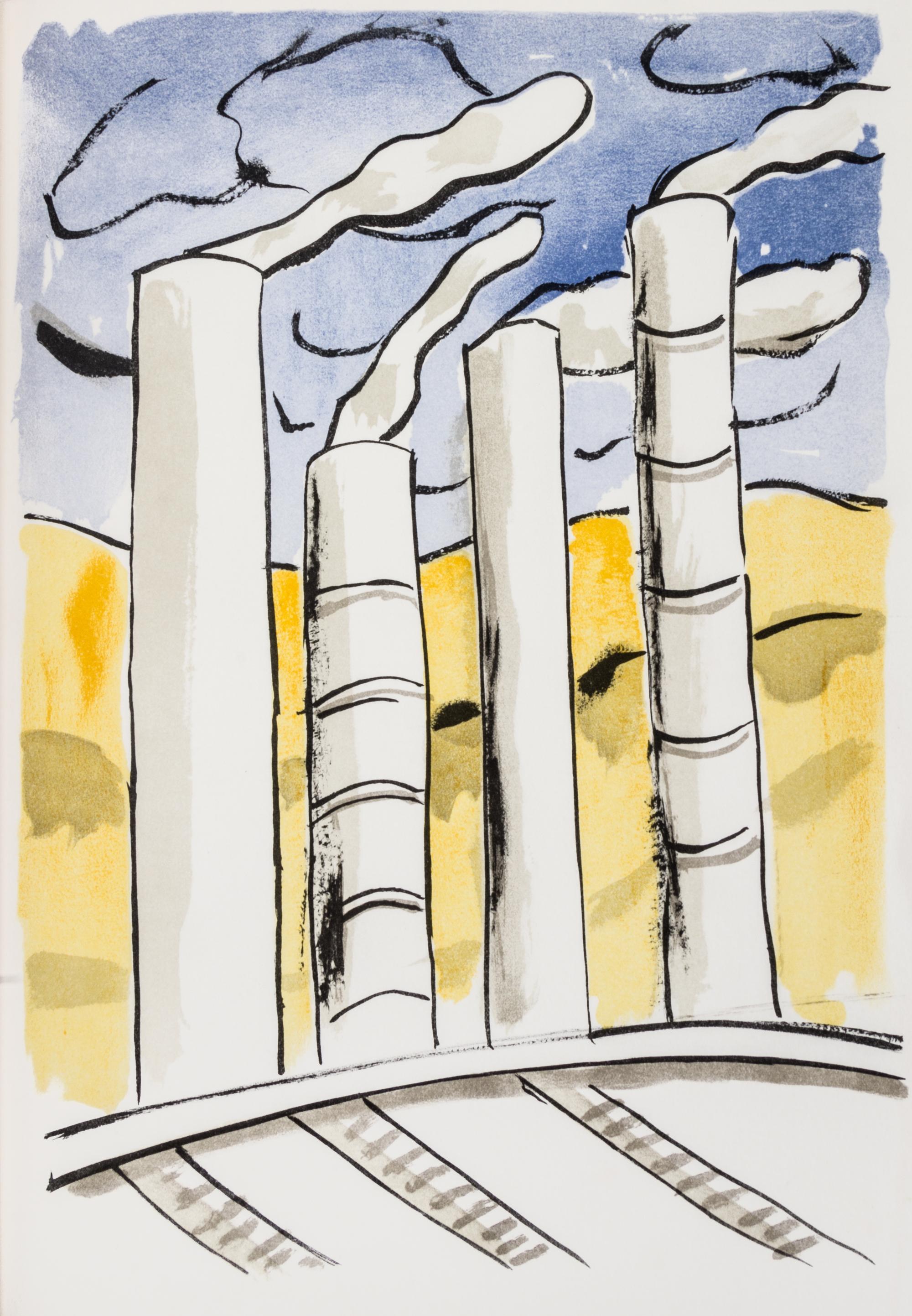 (LEGER, FERNAND) ARAGON. Mes voyages. Paris, 1960. Limited edition.