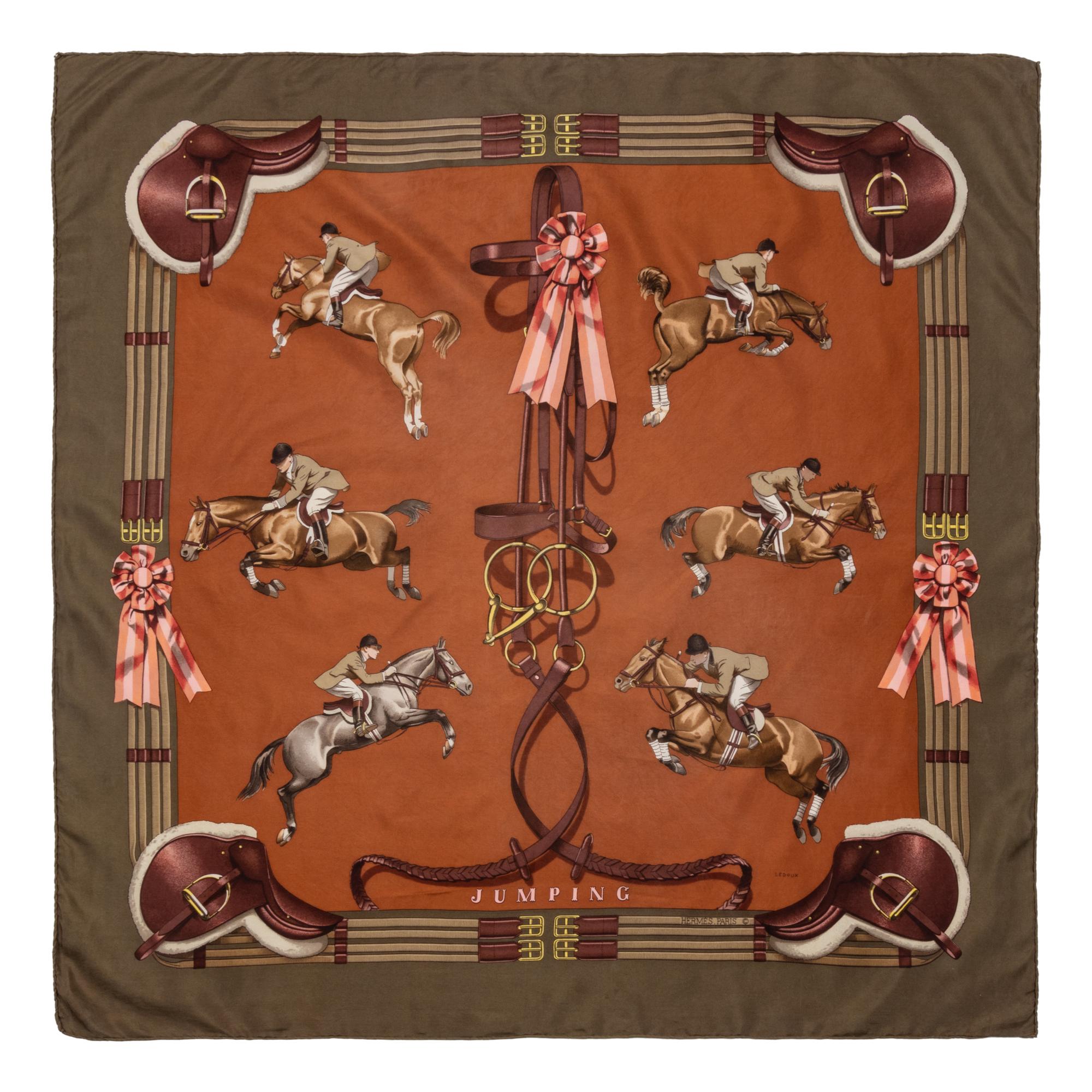 Two Hermès 90cm Silk Scarf, Carré