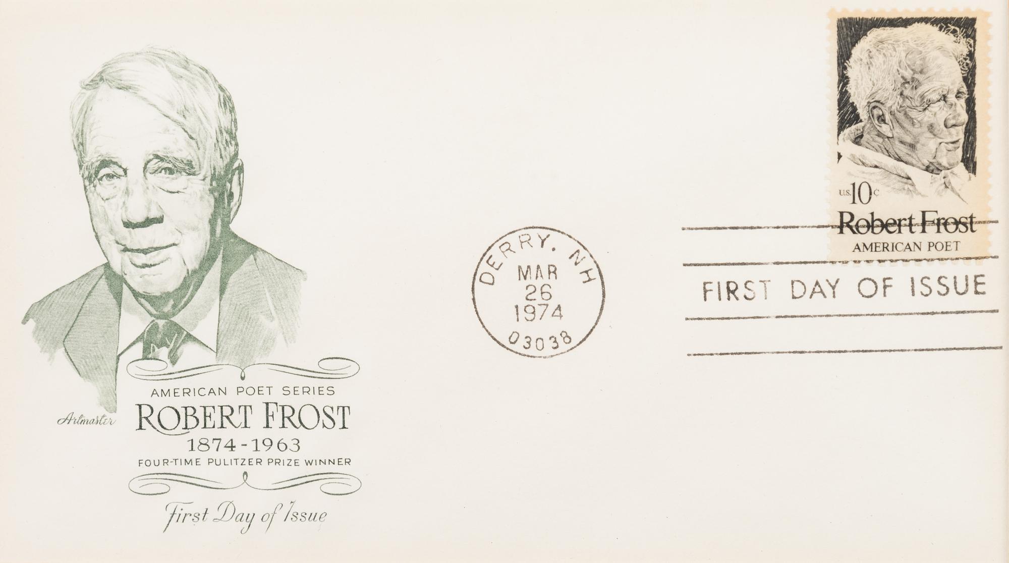[FROST, Robert (1874-1963)] -- A group of 5 prints and posters related to Robert FROST, comprising: