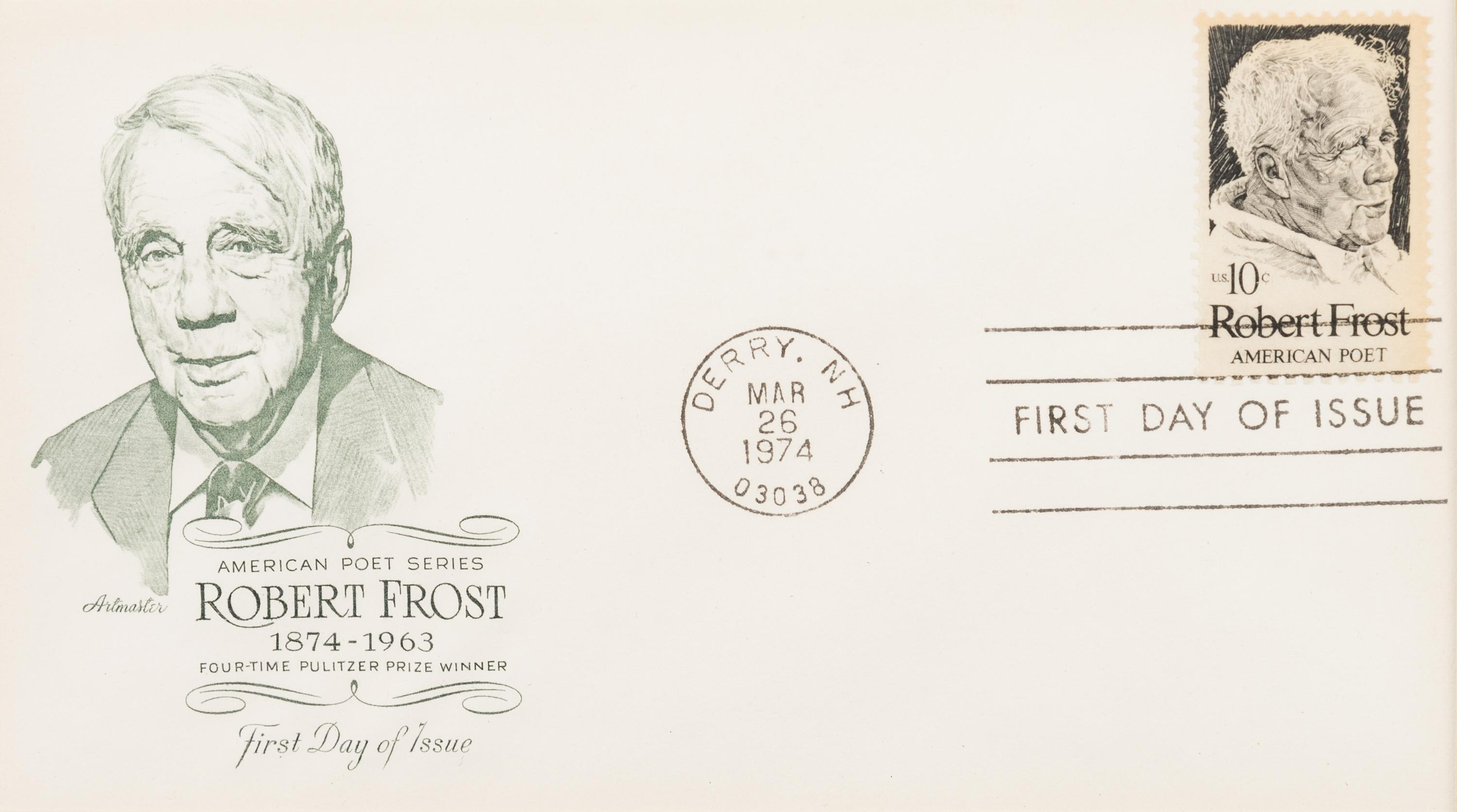 [FROST, Robert (1874-1963)] -- A group of 5 prints and posters related to Robert FROST, comprising: