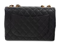 Chanel Quilted Leather Jumbo Flap Bag, 1997-99