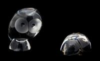 Two Steuben Crystal Figures Height of taller 5 inches. — 20TH CENTURY