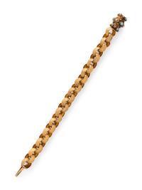 GEORGIAN, YELLOW GOLD BRACELET