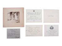[ROOSEVELT, Theodore (1858-1919)]. A group of inaugural and White House invitations with additional ephemera, comprising: