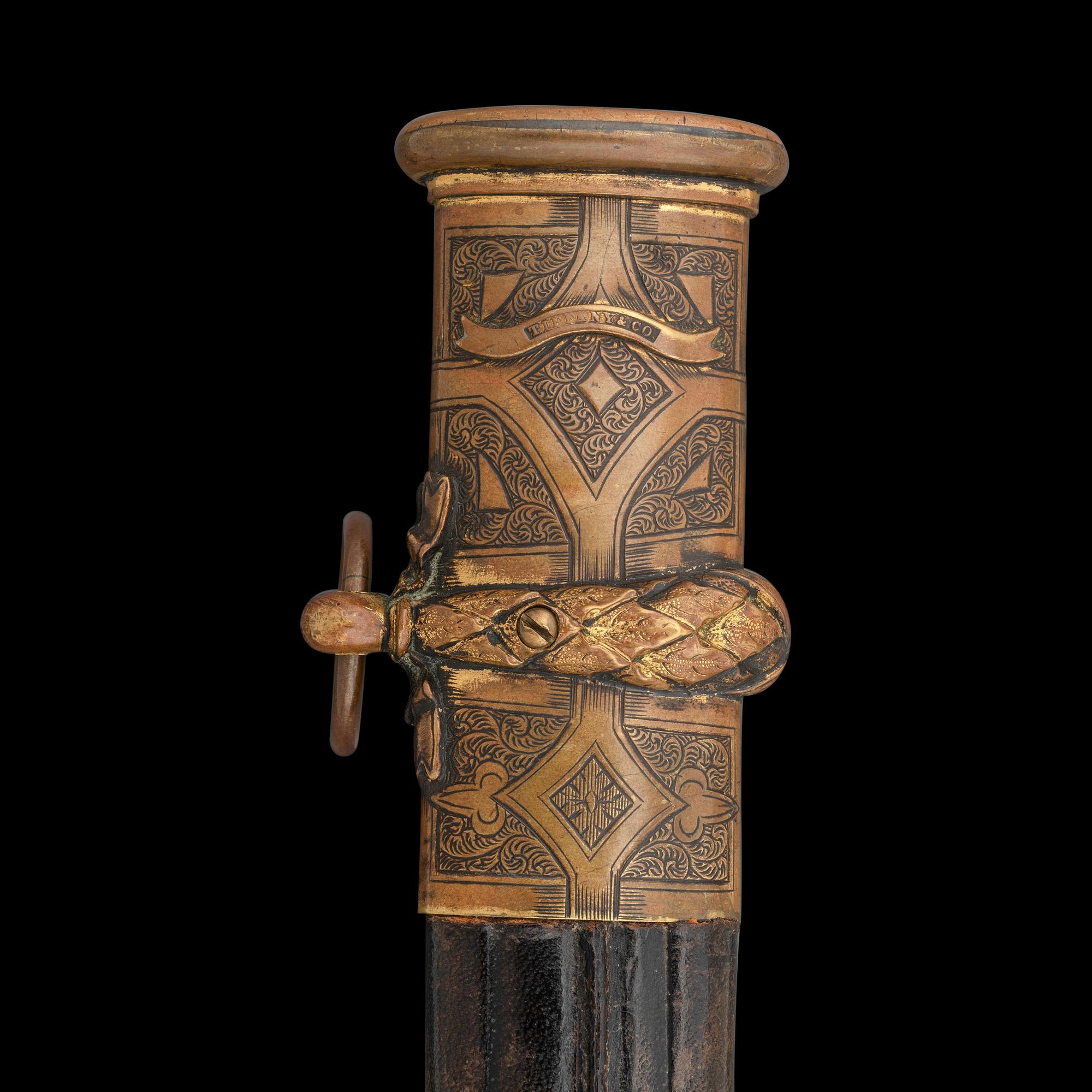 Tiffany & Co. Greco-Roman Bust Hilt Presentation Sword of Capt. A.A. Donalds - 2nd Fire Zouaves - Mortally Wounded at Bristoe Station