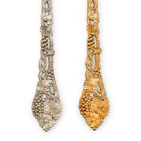 An English Silver-Gilt Dessert Service