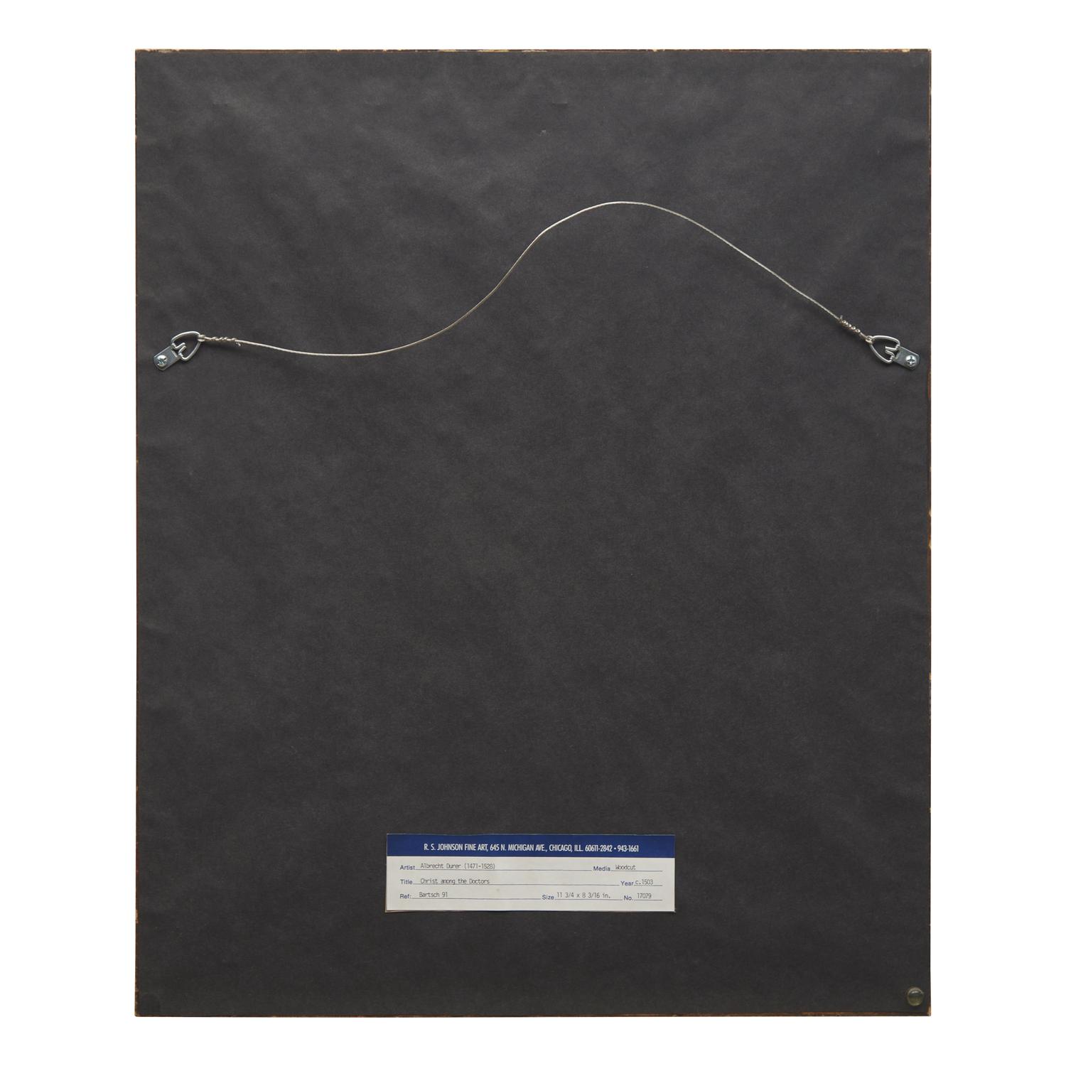 Albrecht Dürer (German, 1471–1528) — Christ Among the Doctors (from Life of the Virgin ), ca. 1503