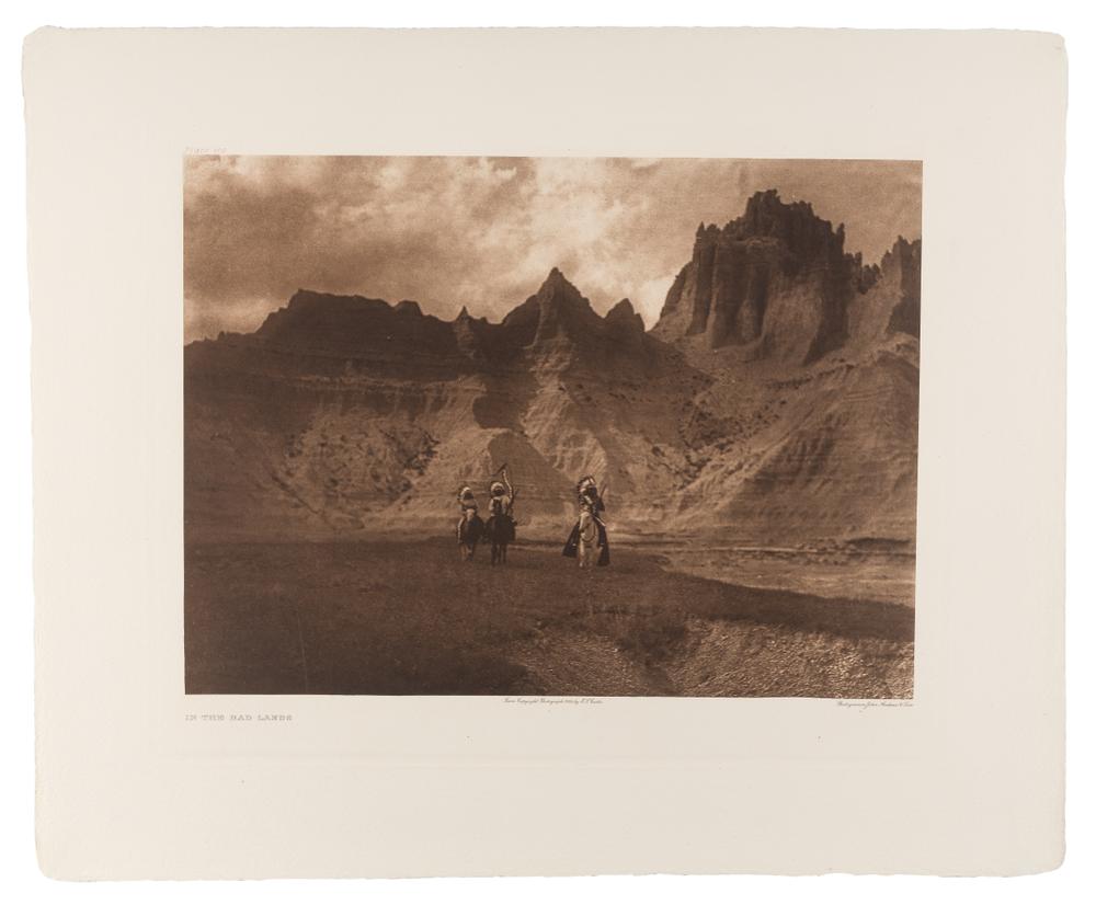 CURTIS, Edward S. (1868-1952). <em>The North American Indian being a Series of Volumes Picturing and Describing the Indians of the United States and Alaska</em>. Edited by Frederick Webb Hodge. Foreword by Theodore Roosevelt. Field Research conducted under the patronage of J. Pierpont Morgan. [Cambridge, Mass.], 1907-1930.