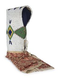 Sioux Beaded Hide Cradle