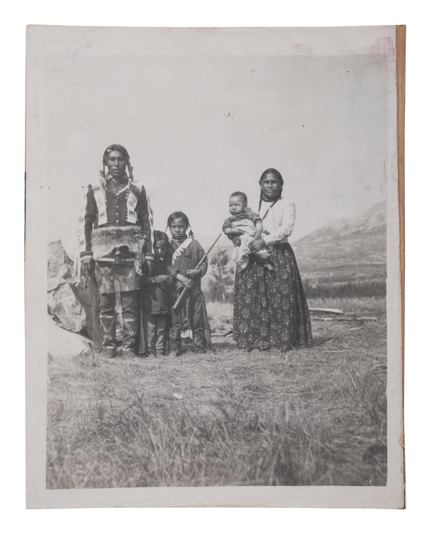 [NATIVE AMERICANS]. A group of 34 silver gelatin photographs of Native American subjects.