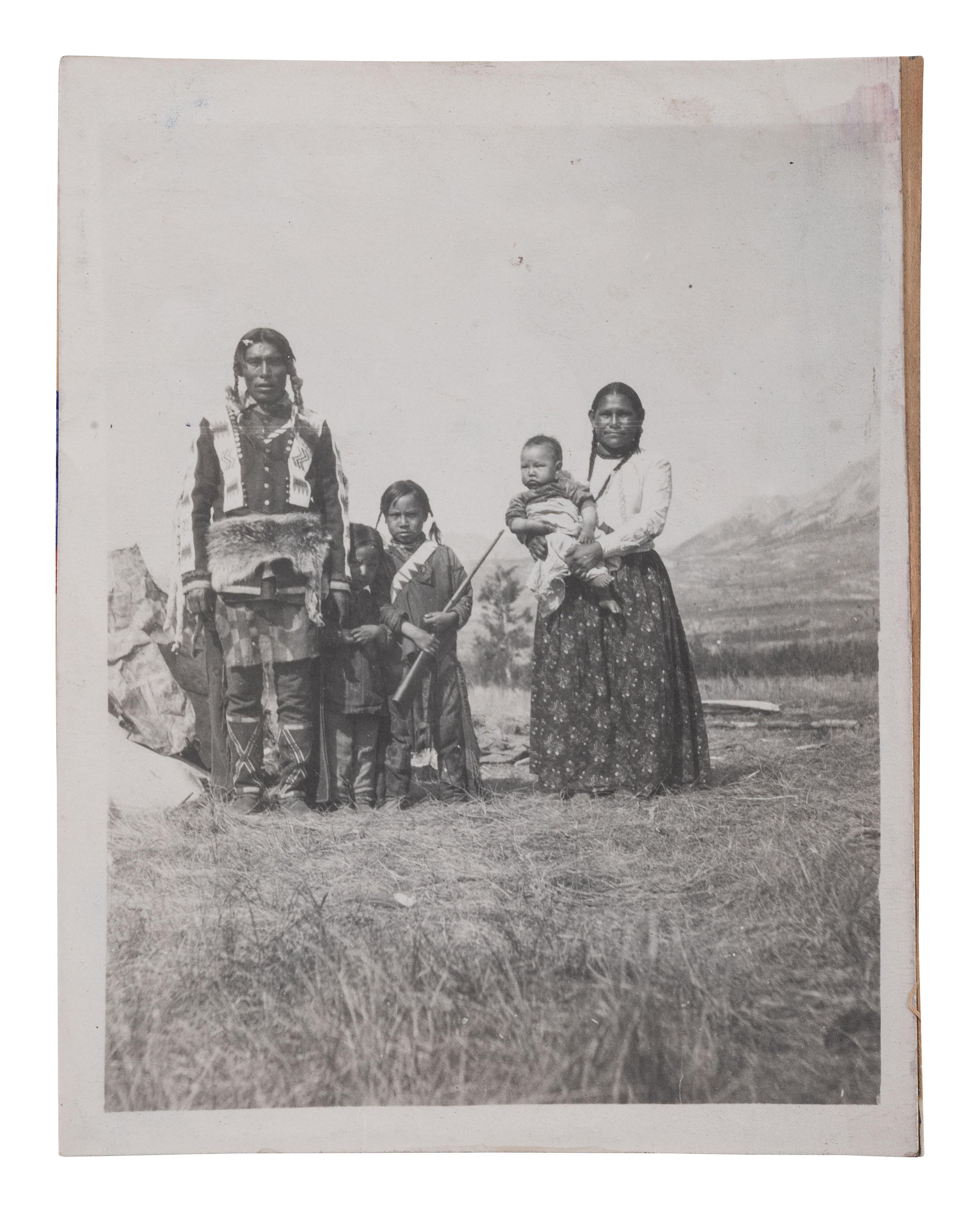 [NATIVE AMERICANS]. A group of 34 silver gelatin photographs of Native American subjects.
