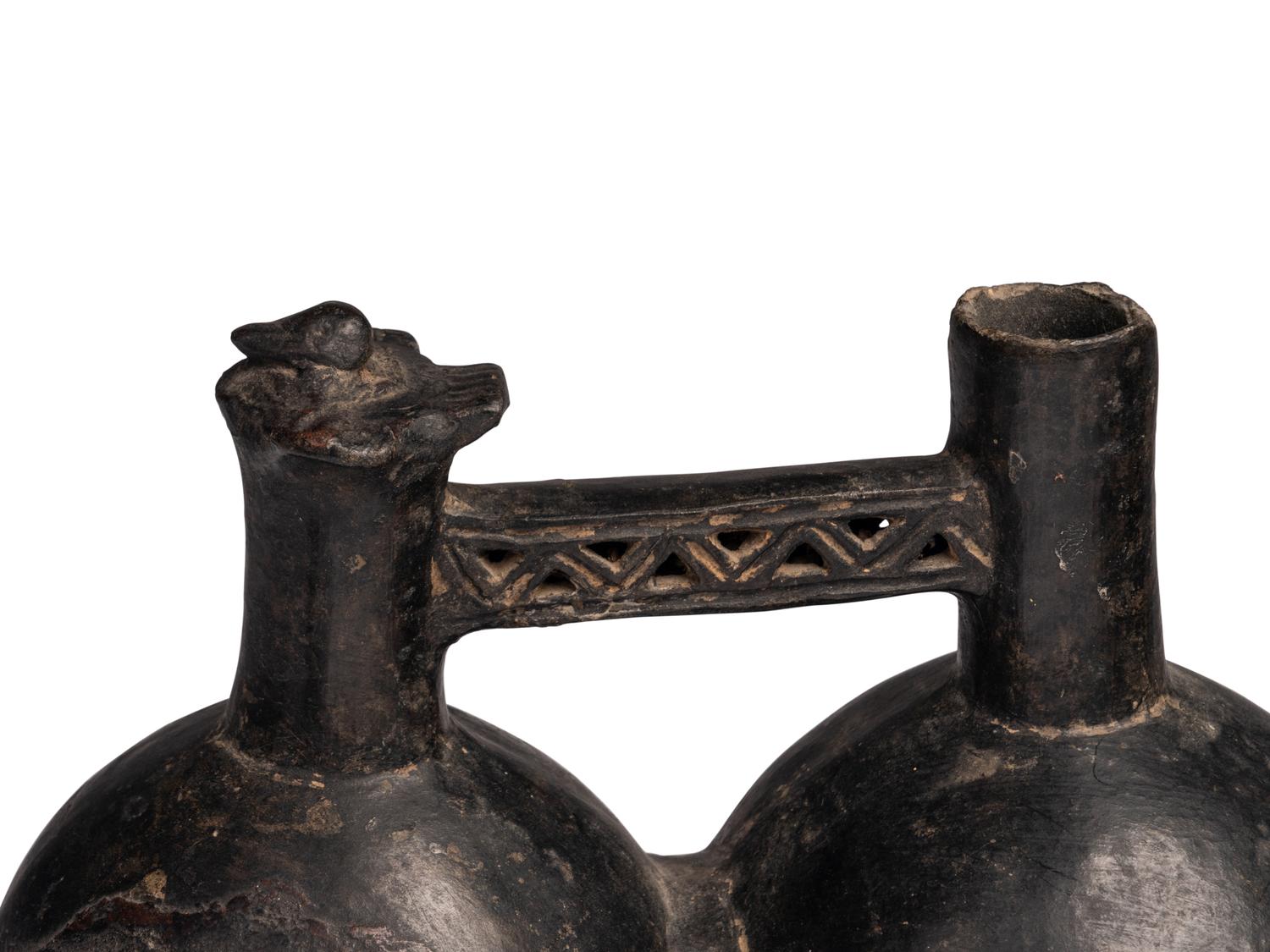 Five Chimu Blackware Bird-Form Vessels