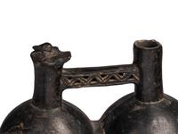 Five Chimu Blackware Bird-Form Vessels