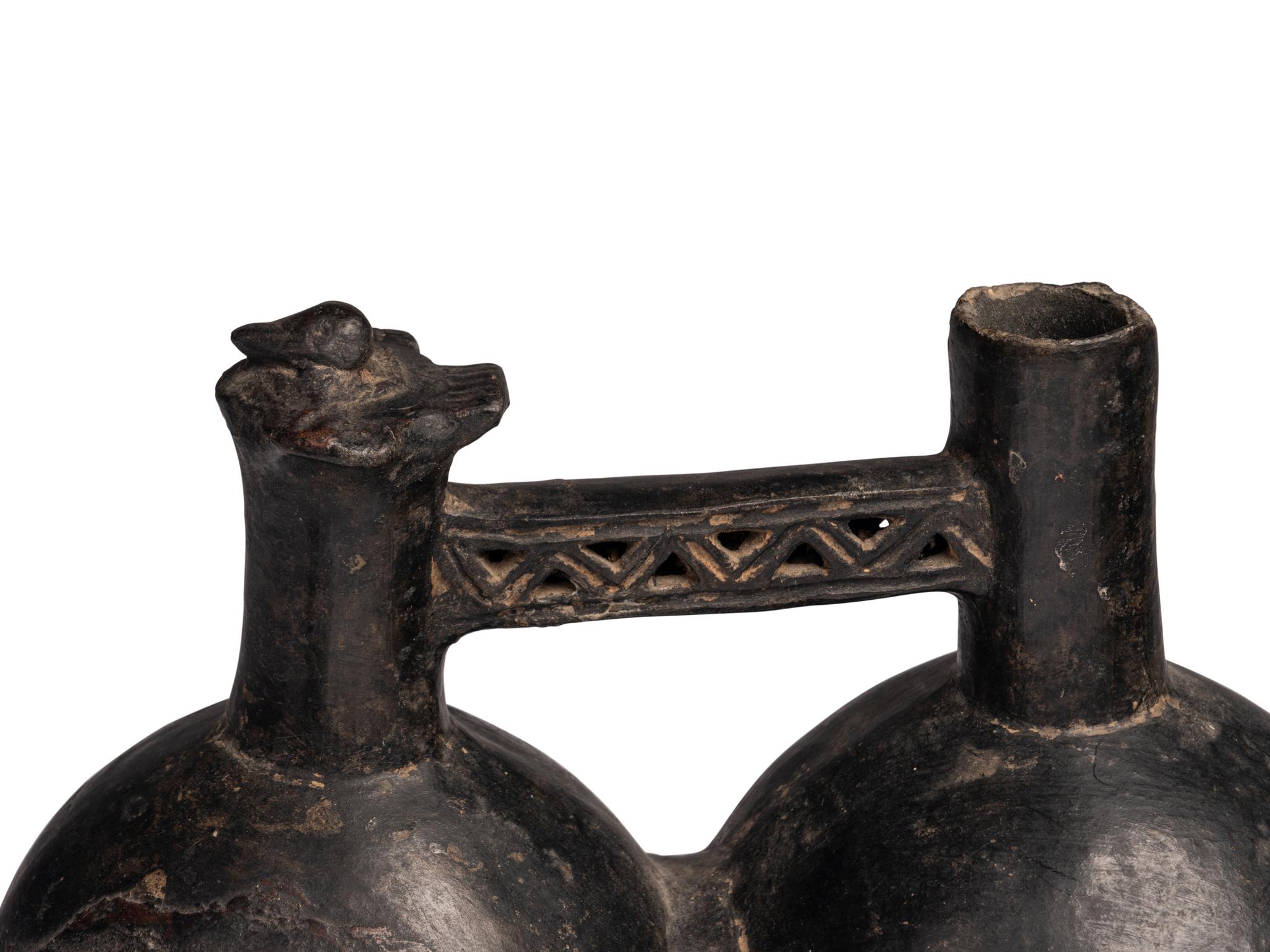 Five Chimu Blackware Bird-Form Vessels