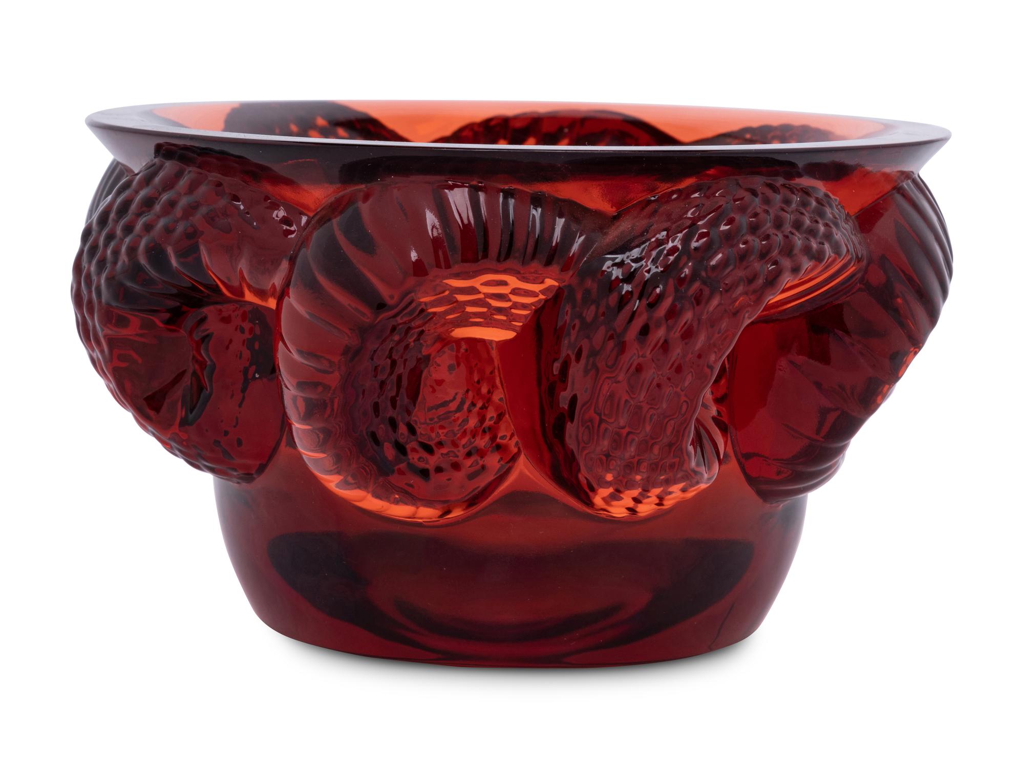 A Lalique Boa Bowl