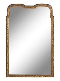 A Queen Anne Style Giltwood Mirror