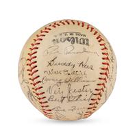 A 1953 Toledo Sox Team Signed Autograph Baseball (JSA Letter of Authenticity)