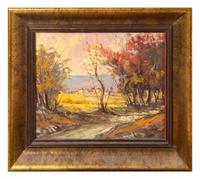 Helen Balfour (American, 1847-1925) Impressionist Autumn…