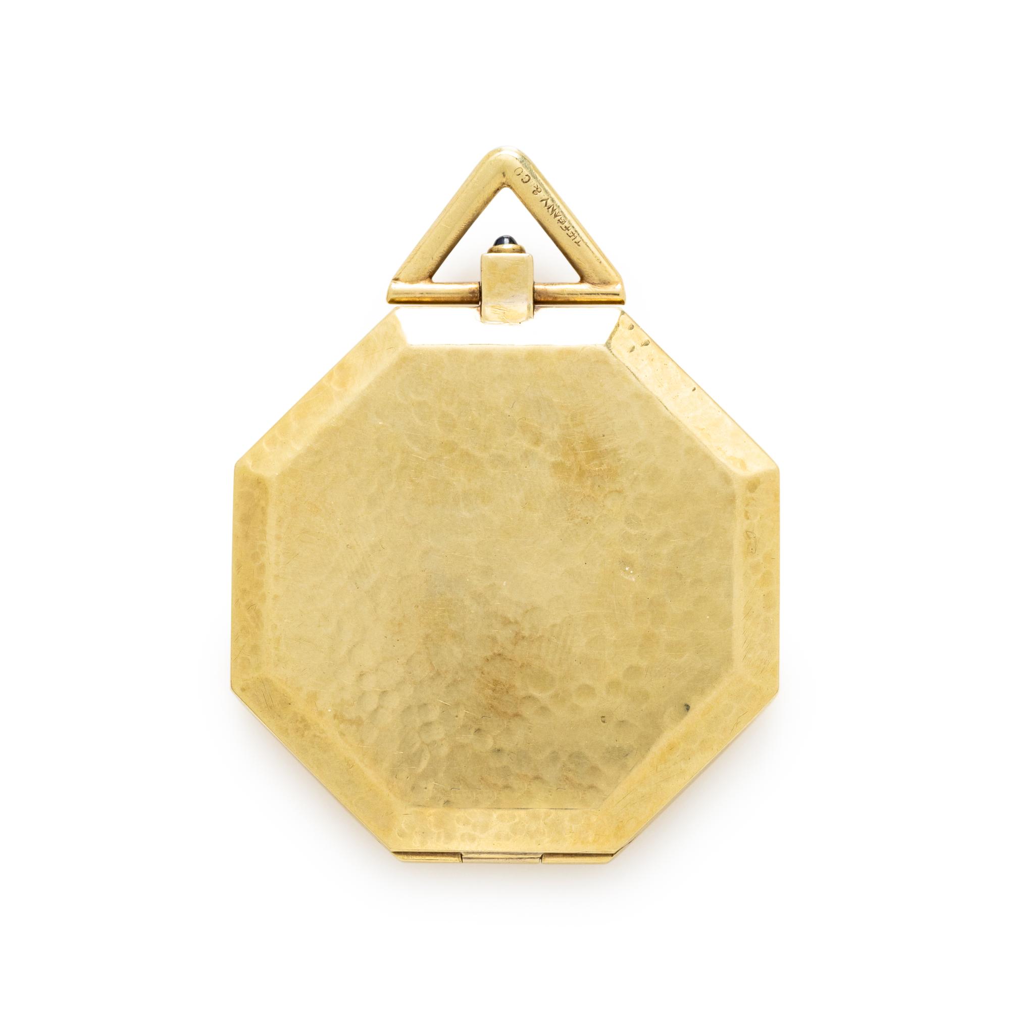 TIFFANY & CO., YELLOW GOLD LOCKET