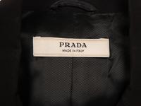 Prada, Black Twill Skirt Suit