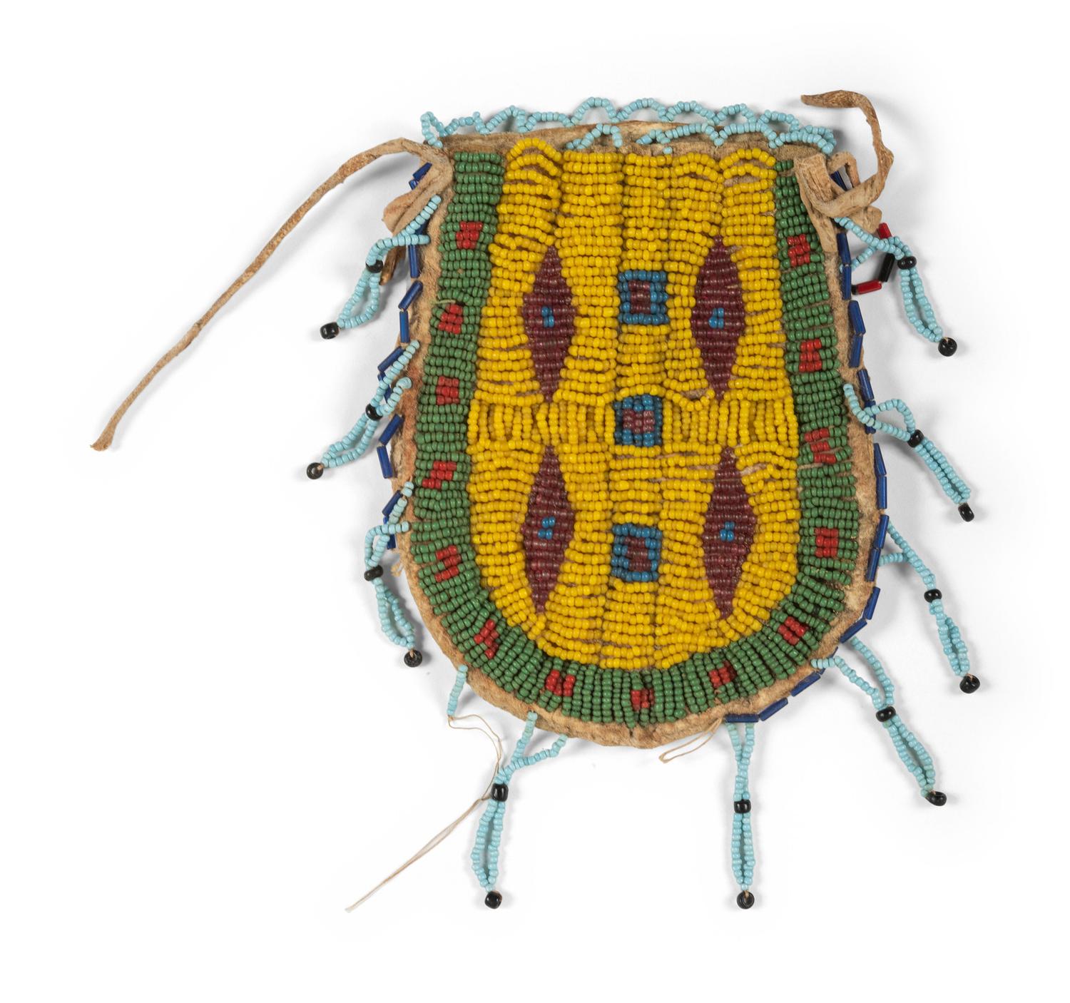 Collection of Beaded Hide Bags and Purses