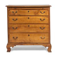 A Chippendale Cherry Chest of Drawers