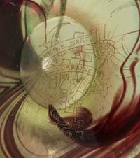 Burgun & Schverer, EARLY 20TH CENTURY, a cameo glass compote, with floral decoration