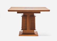 Maxime Old, Important Dining Table and Four Chairs