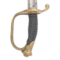 Horstmann Model 1850 Foot Officers Sword Presented to Lt. Harry M Hyde by his "Friends in the Atlantic Mutl Ins Co"