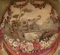 A Set of Four Louis XVI Style Giltwood Fauteuils with Tapestry Upholstery — 19TH CENTURY