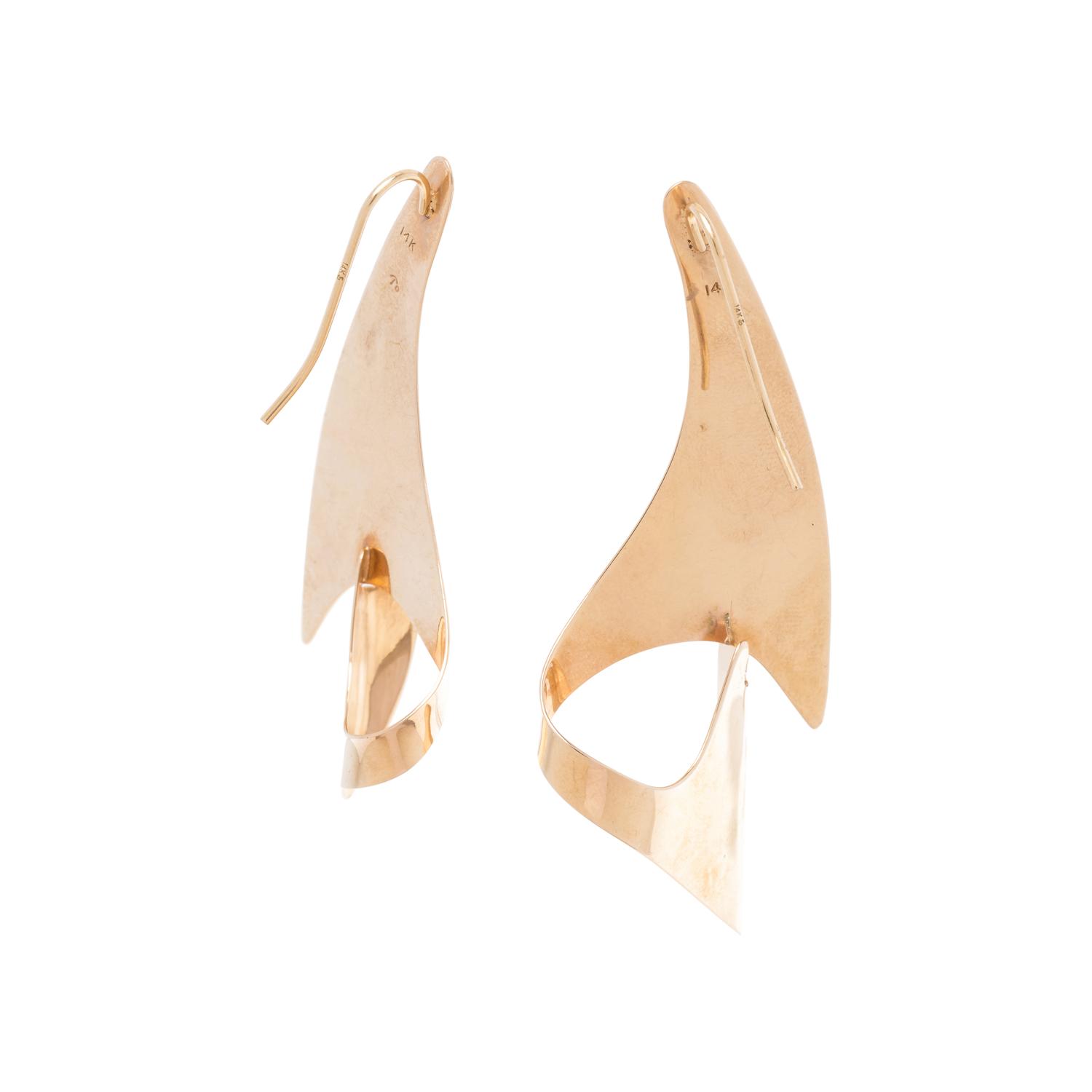 YELLOW GOLD EARRINGS