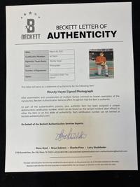 A Woody Hayes Signed Ohio State Autograph Photo (Beckett Authentication Services Letter),
