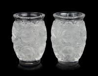 A Pair of Lalique Bagatelle Vases