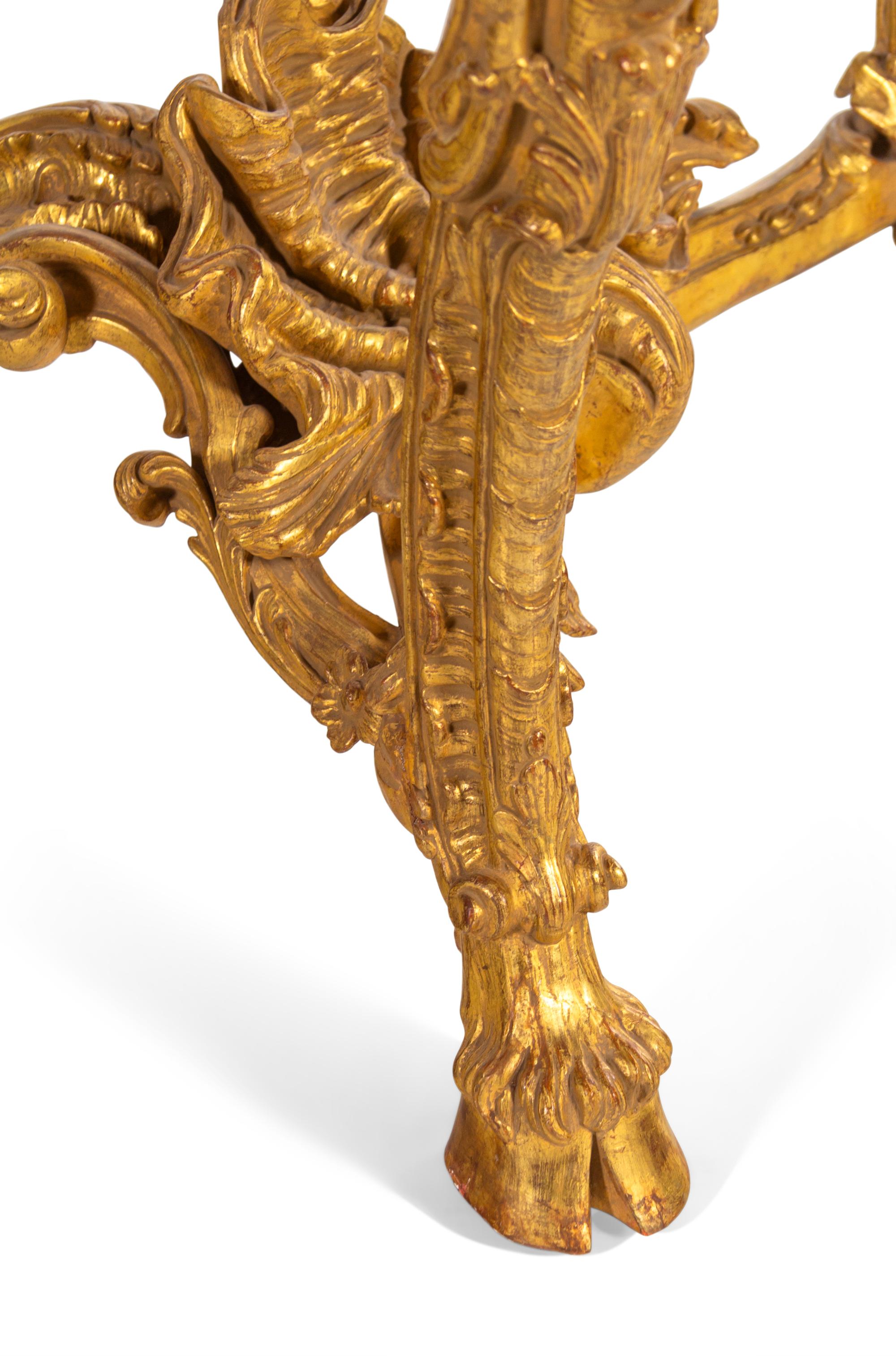 An English Neoclassical Giltwood Table Base