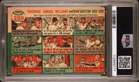 A 1954 Topps Ted Williams Baseball Card No. 250 (PSA 3 VG)