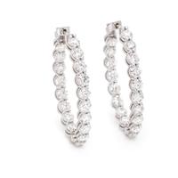 DIAMOND HOOP EARRINGS