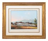 Two Continental School Gouache Paintings of Italian Temples — 19th/20TH CENTURY