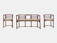 Settee and Pair of Armchairs