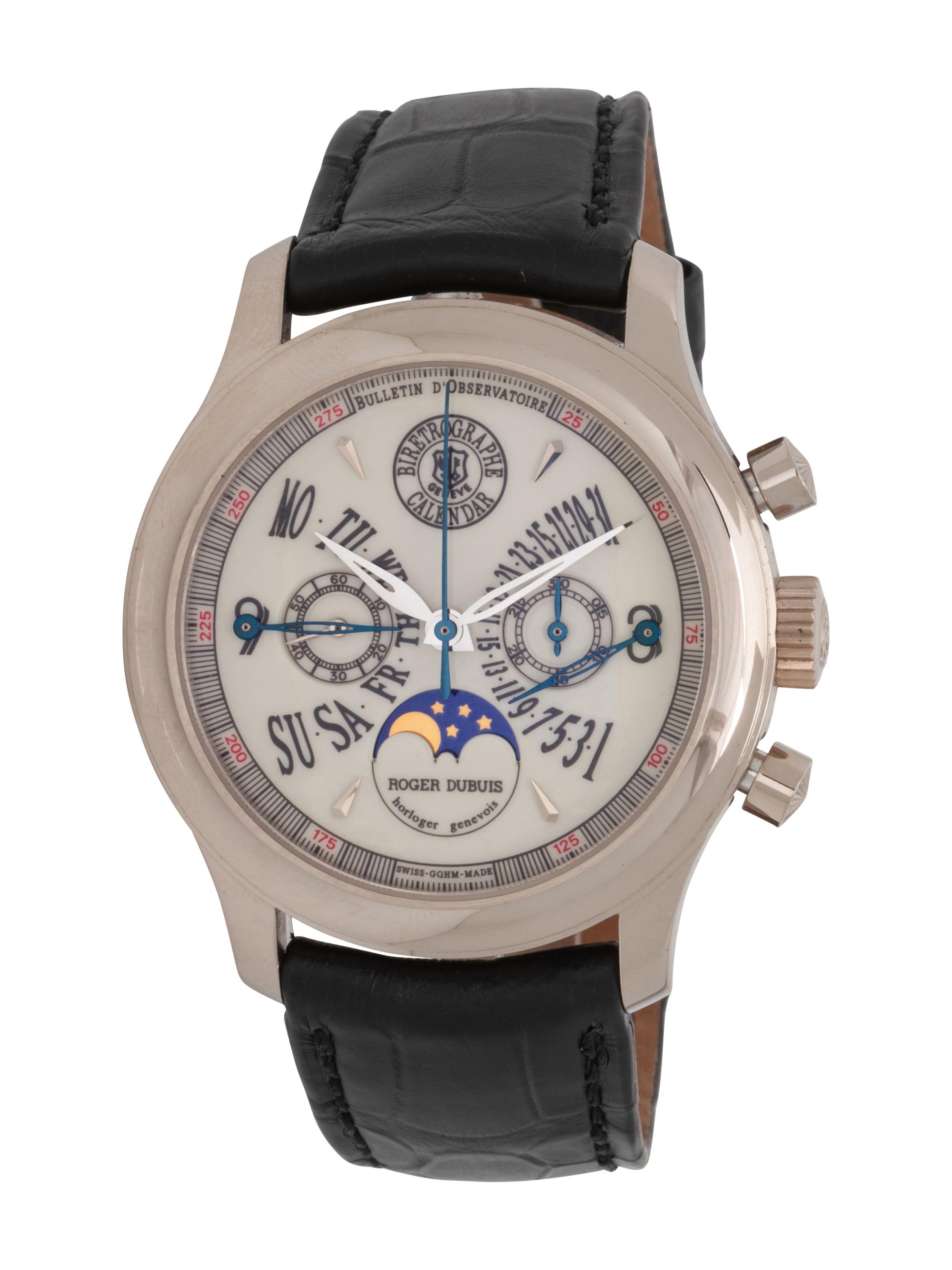 ROGER DUBUIS, 18K WHITE GOLD LIMITED EDITION BI-RETROGRADE 'HOMMAGE' WATCH
