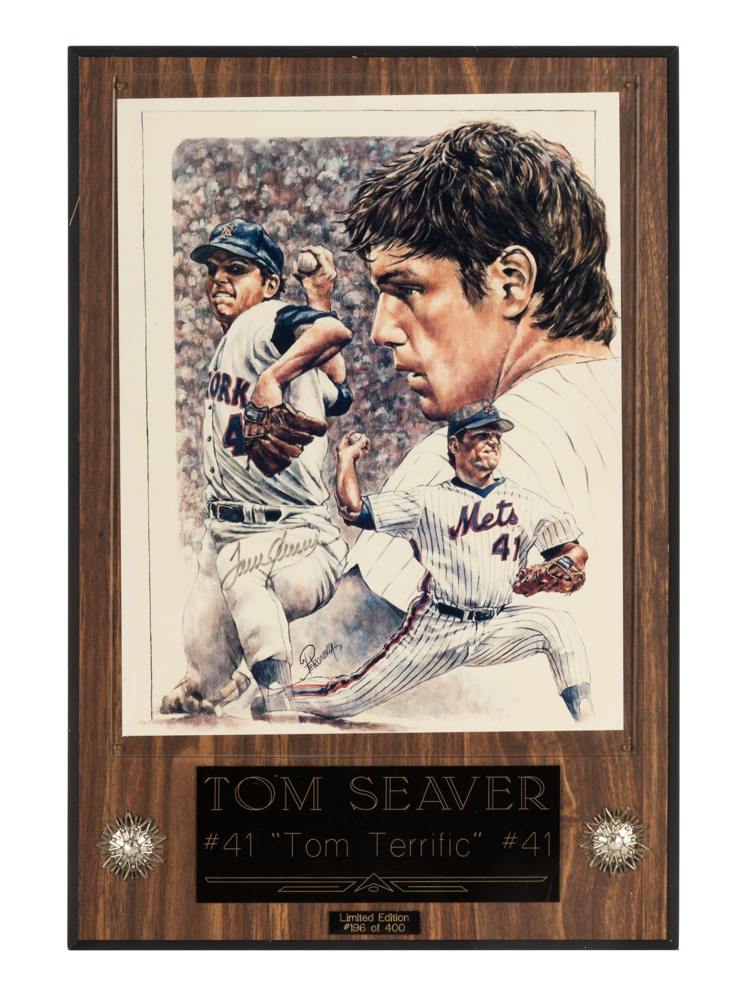 A Group of Tom Seaver Signed Autograph Items (Beckett Authentication Services),