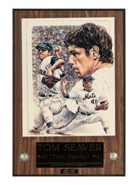 A Group of Tom Seaver Signed Autograph Items (Beckett Authentication Services),